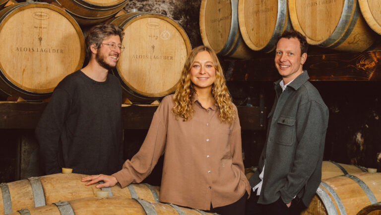 "Entry-level wines with higher rotation play an important strategic role for us,” says Helena Lageder (above center), the sixth-generation brand ambassador for Alois Lageder. Photo by Julia von Wenzl.