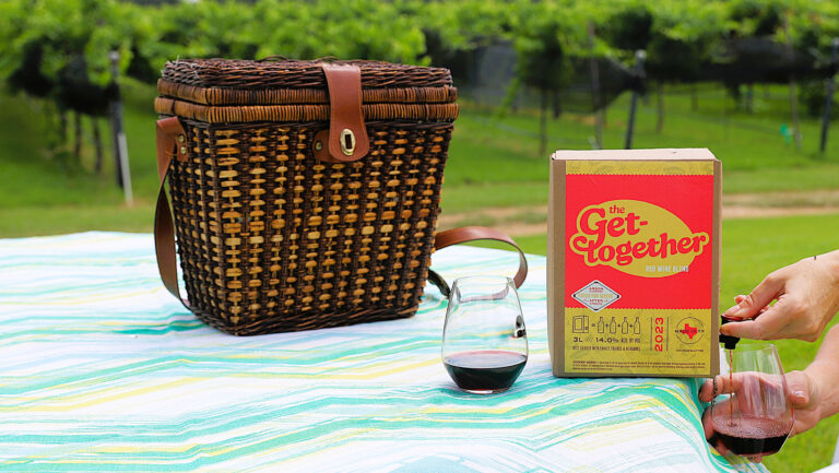 At Ron Yates Wines, packaging wine in larger volumes leads to savings, which can be passed on to the consumer. Photo courtesy of The Get Together.