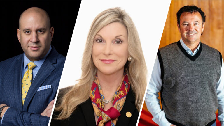 From left to right: Timothy Buzinski (photo by Tom Moore); Liz Thach, MW, the president of the Wine Market Council (photo courtesy of Liz Thach); Steve Riboli, the CEO and president of Riboli Family Winery, the parent company of Stella Rosa (photo courtesy of Stella Rosa).
