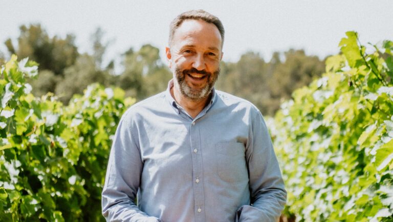 Jean-François Ott, above, the fourth-generation winemaker for Domaines Ott, says that even with a heat-loving grape like Mourvèdre, adaptation is essential. Phot by Lucy Beaugard.