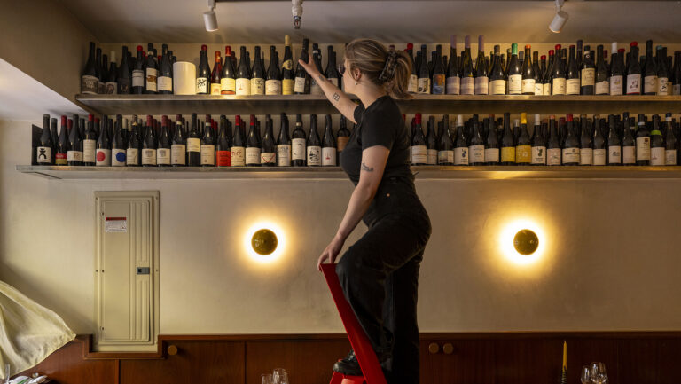 At Lei, above, the wine list aims to be a conversation starter. Photo by Evan Sung.