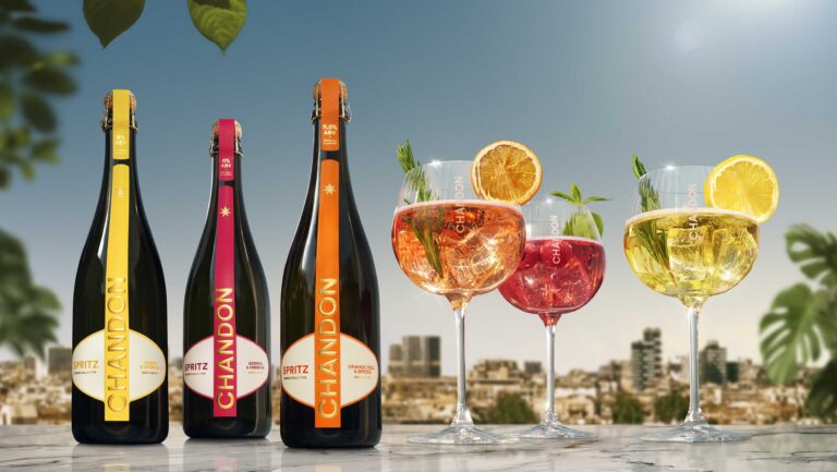 Chandon puts a new spin on the spritz with three botanical pours. Photo courtesy of Chandon.