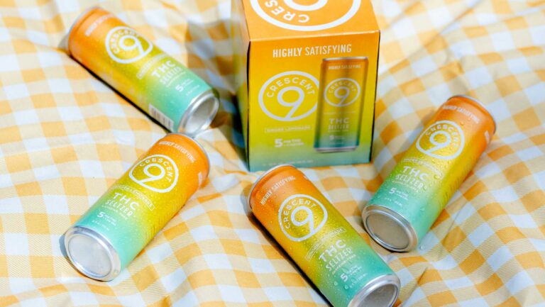 Crescent Canna plans to reformulate their seltzers with more potent THC from state-licensed cannabis growers, and sell them in dispensaries. Photo courtesy of Crescent Canna.